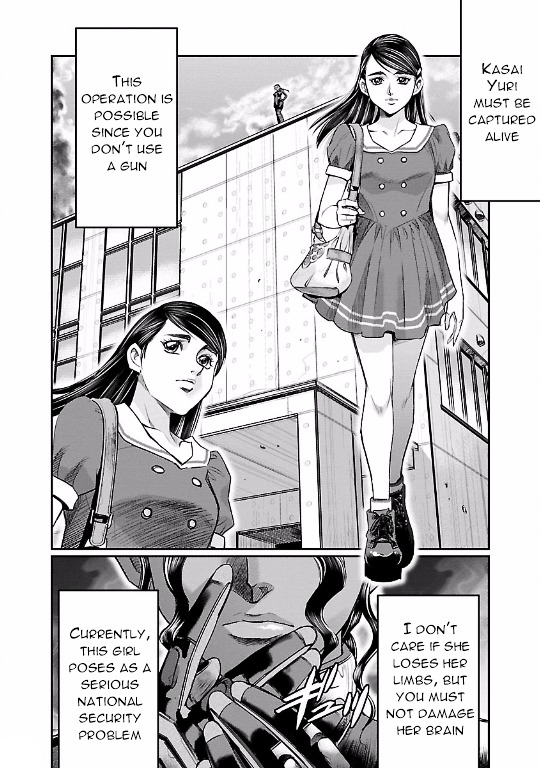 Choujin Sensen Chapter 9 page 22 - Chapter 9 : Wire Girl VS Fire Girl (First Part)