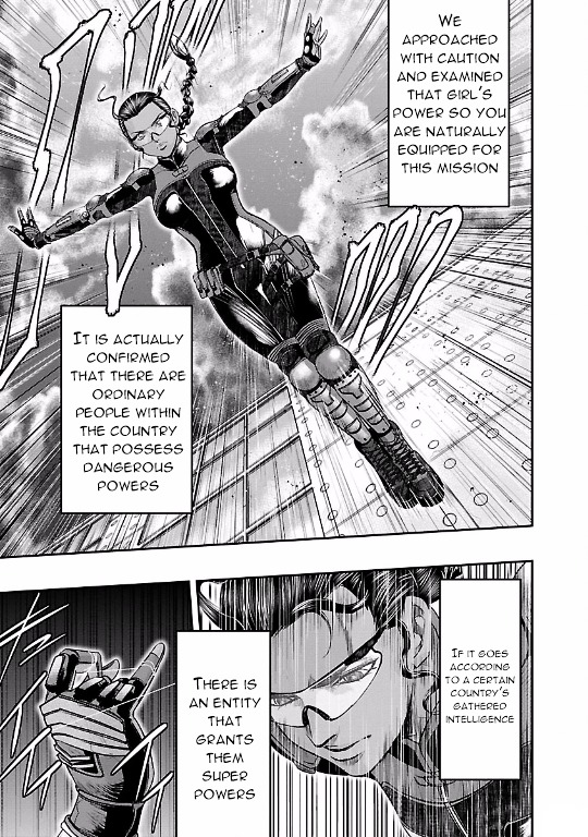 Choujin Sensen Chapter 9 page 23 - Chapter 9 : Wire Girl VS Fire Girl (First Part)