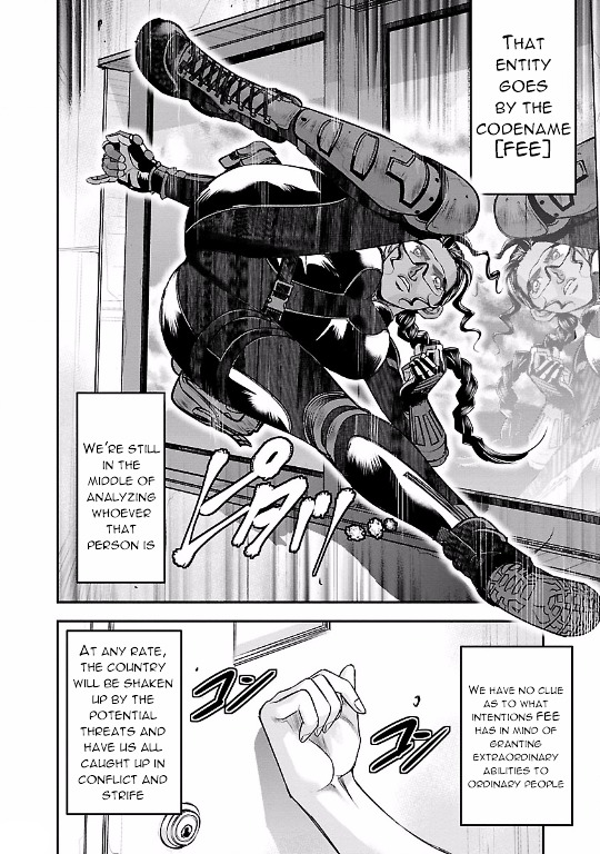 Choujin Sensen Chapter 9 page 24 - Chapter 9 : Wire Girl VS Fire Girl (First Part)