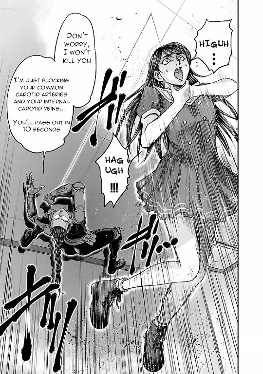 Choujin Sensen Chapter 9 page 27 - Chapter 9 : Wire Girl VS Fire Girl (First Part)