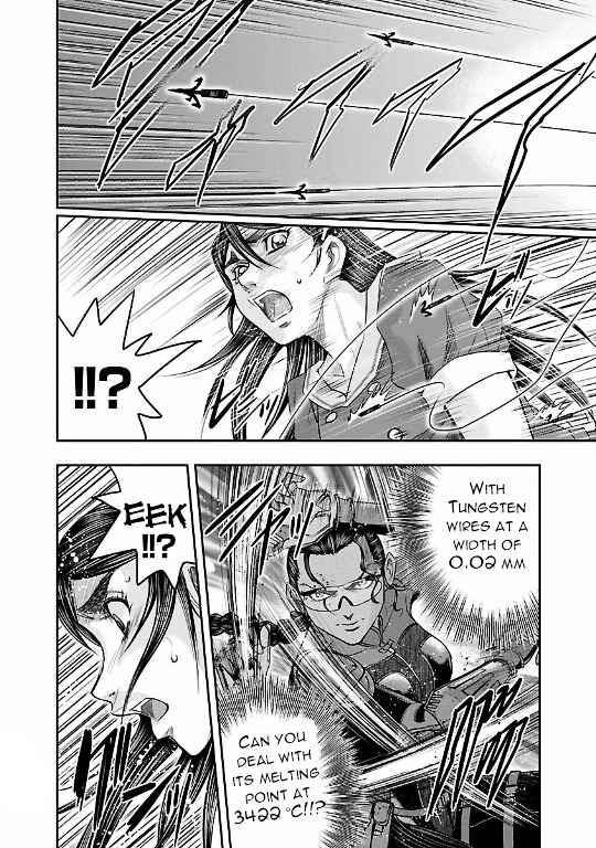 Choujin Sensen Chapter 9 page 32 - Chapter 9 : Wire Girl VS Fire Girl (First Part)