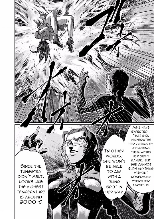 Choujin Sensen Chapter 9 page 34 - Chapter 9 : Wire Girl VS Fire Girl (First Part)