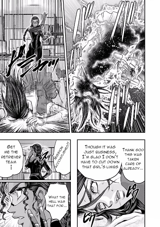 Choujin Sensen Chapter 9 page 37 - Chapter 9 : Wire Girl VS Fire Girl (First Part)
