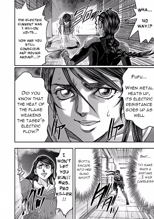 Choujin Sensen Chapter 9 page 38 - Chapter 9 : Wire Girl VS Fire Girl (First Part)