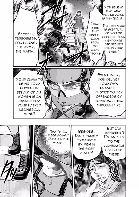 Choujin Sensen Chapter 9 page 41 - Chapter 9 : Wire Girl VS Fire Girl (First Part)