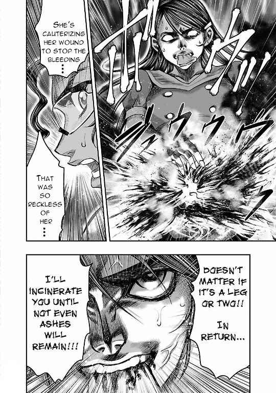 Choujin Sensen Chapter 9 page 46 - Chapter 9 : Wire Girl VS Fire Girl (First Part)