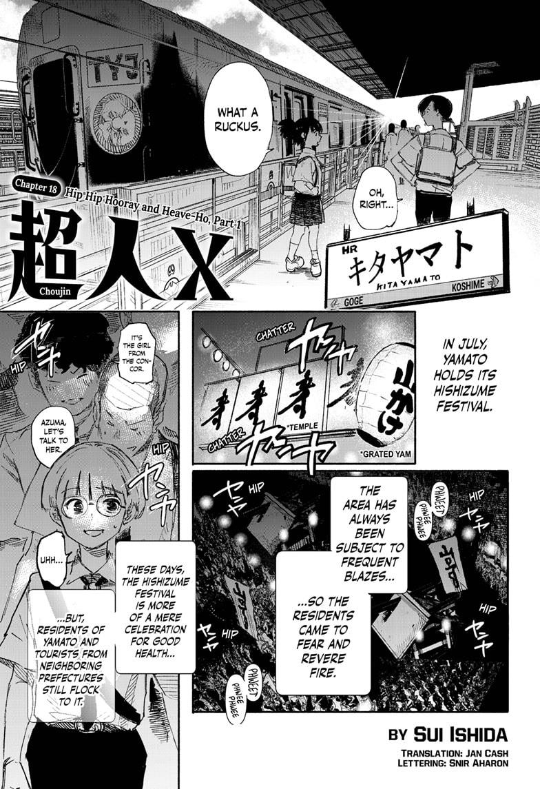 Choujin X Chapter 18 page 1 - Chapter 18