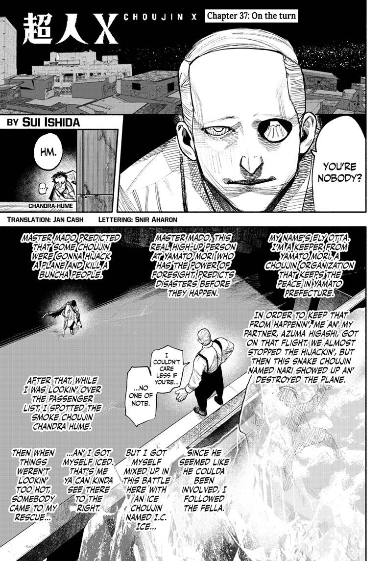 Choujin X Chapter 37 page 1 - Chapter 37