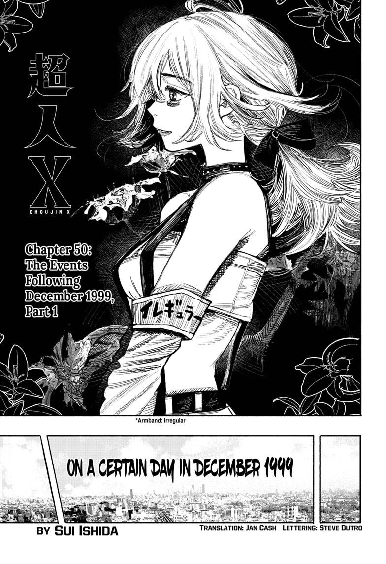 Choujin X Chapter 50.1 page 1 - Chapter 50.1