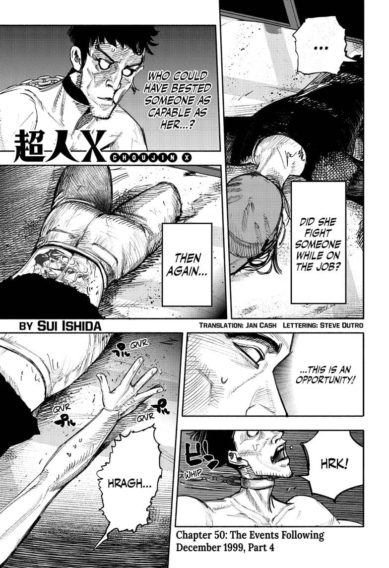Choujin X Chapter 50.4 page 1 - Chapter 50.4