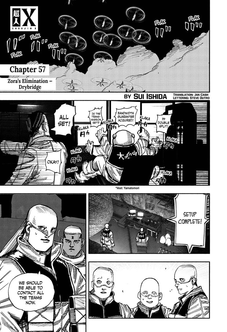 Choujin X Chapter 57 page 1 - Chapter 57