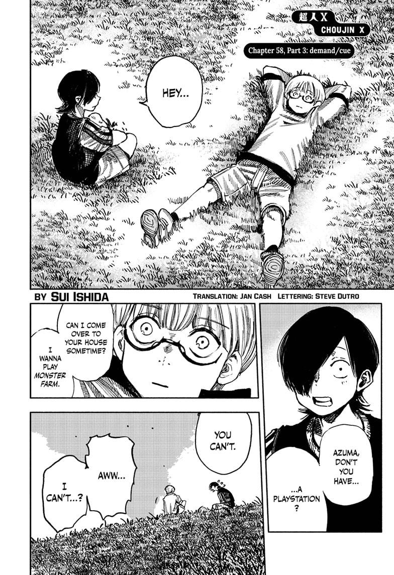 Choujin X Chapter 58.3 page 1 - Chapter 58.3