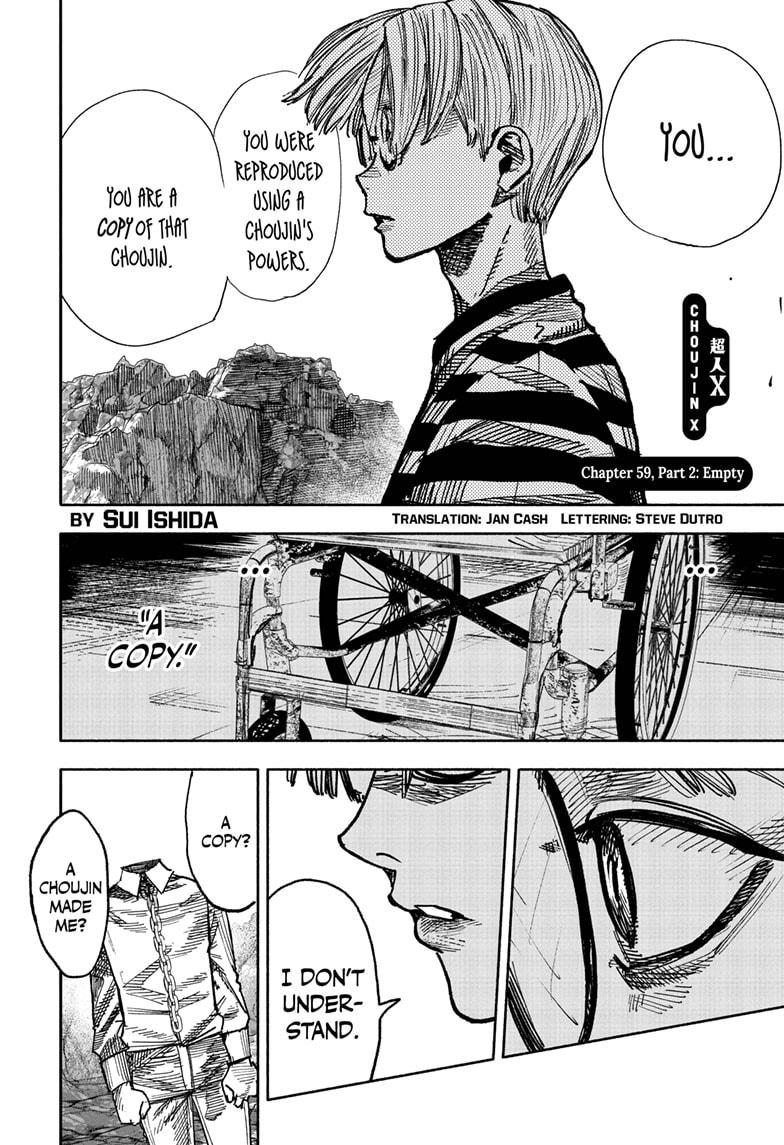 Choujin X Chapter 59.2 page 1 - Chapter 59.2
