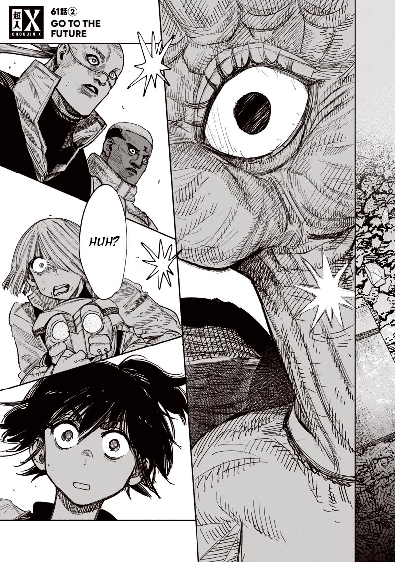 Choujin X Chapter 61.2 page 1 - Chapter 61.2: Go to the Future, Part 2