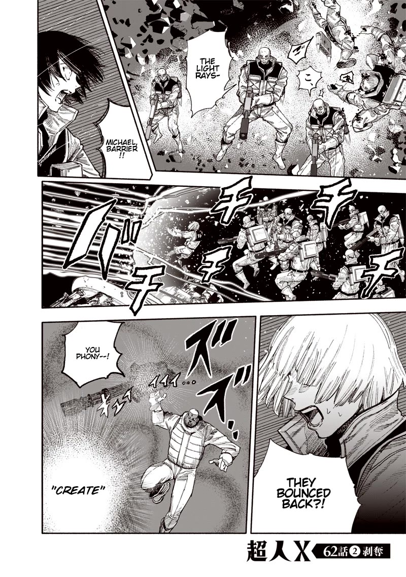 Choujin X Chapter 62.2 page 1 - Chapter 62.2: Deprieved, Part 2