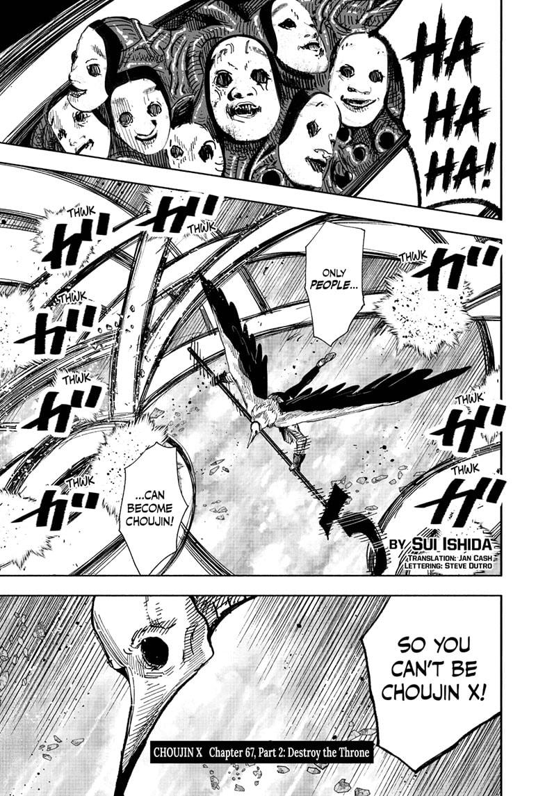 Choujin X Chapter 67.2 page 1 - Chapter 67.2