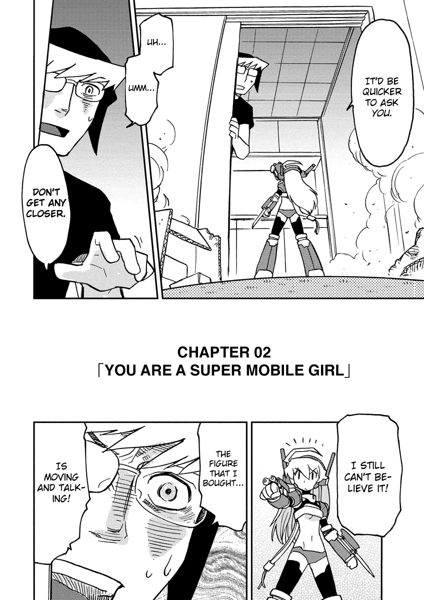 Choukadou Girl 1/6 Chapter 2 page 2 - Chapter 2: You Are A Super Mobile Girl