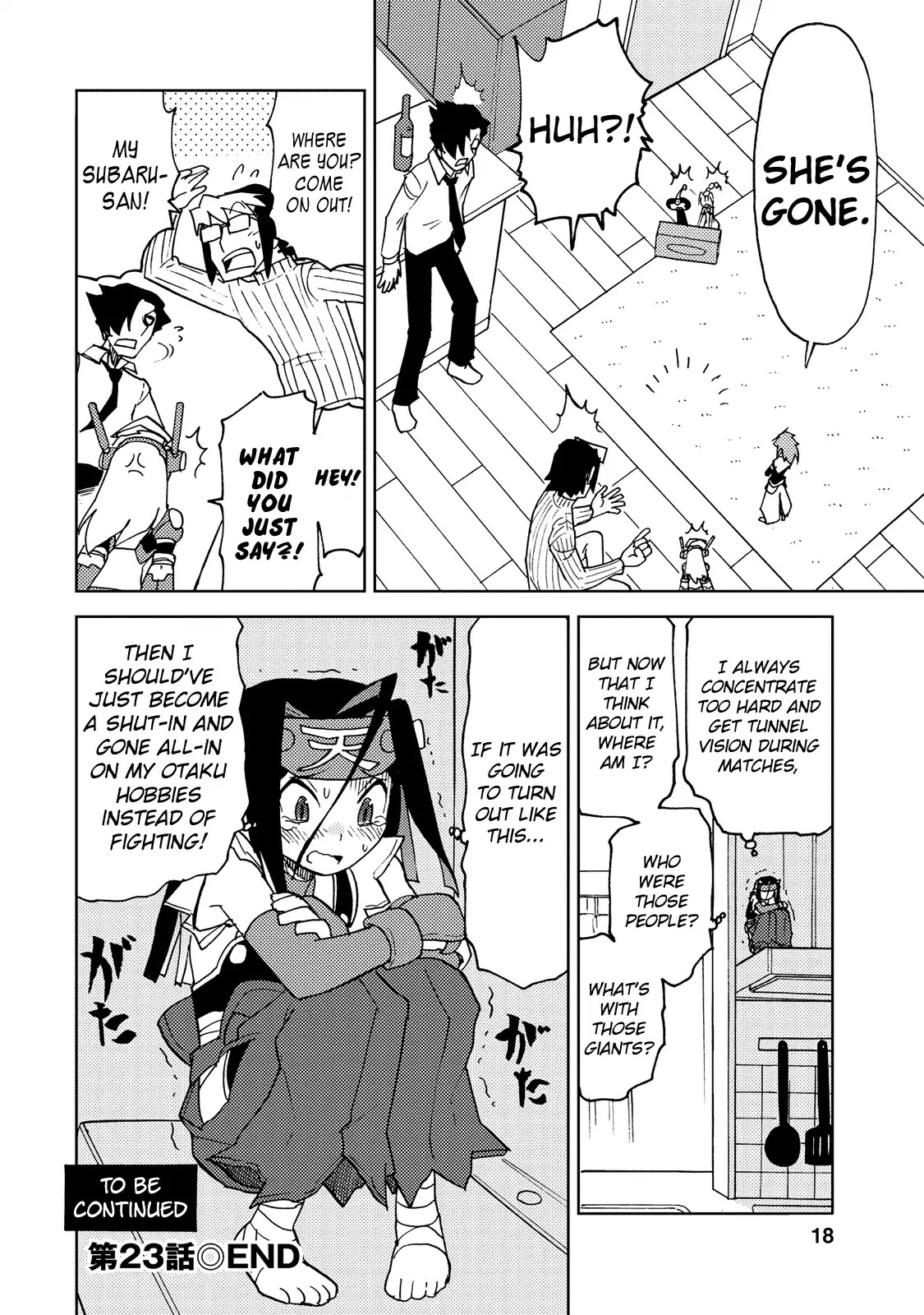 Choukadou Girl 1/6 Chapter 23 page 18 - Chapter 23: Banned Subaru