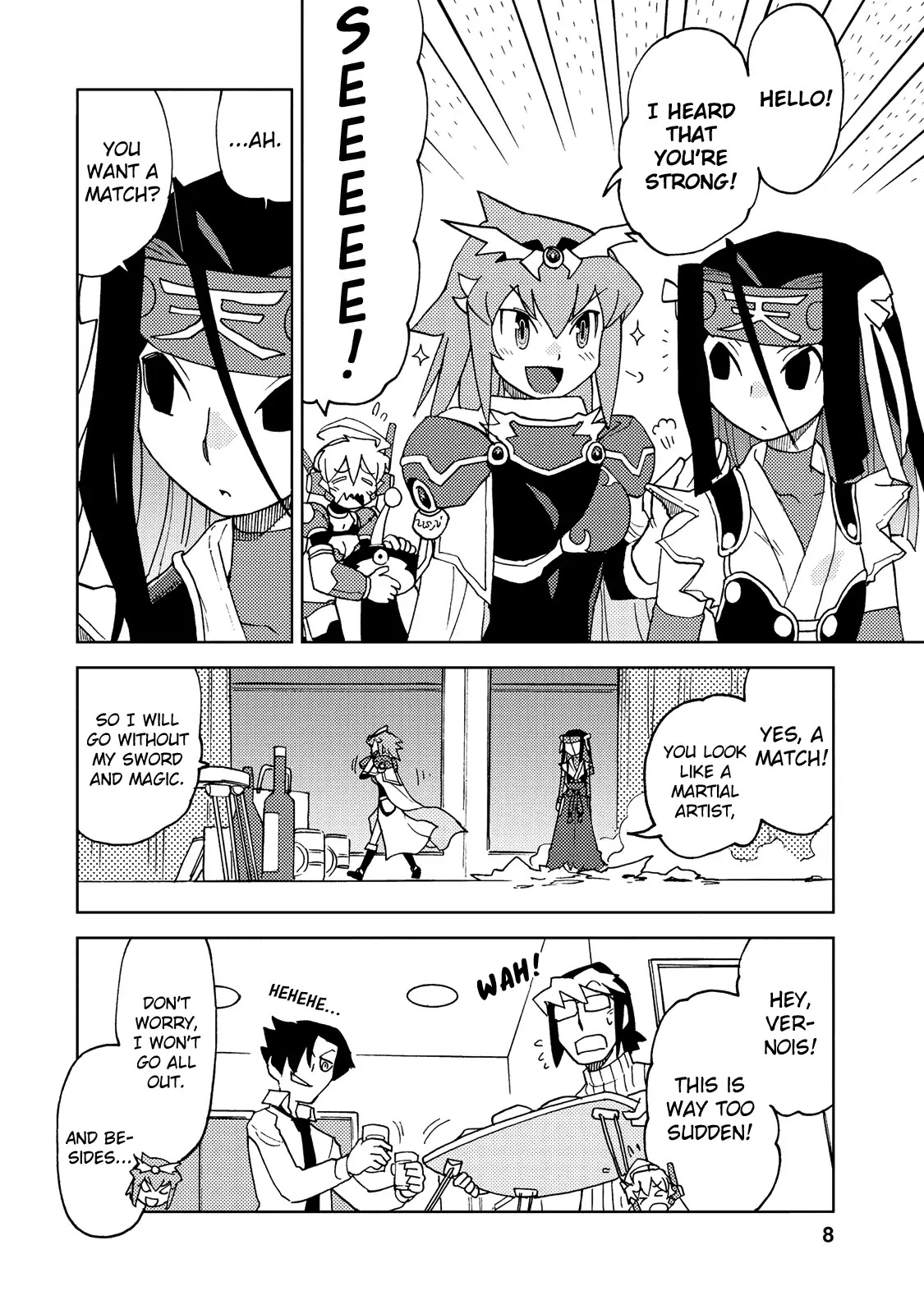 Choukadou Girl 1/6 Chapter 23 page 8 - Chapter 23: Banned Subaru