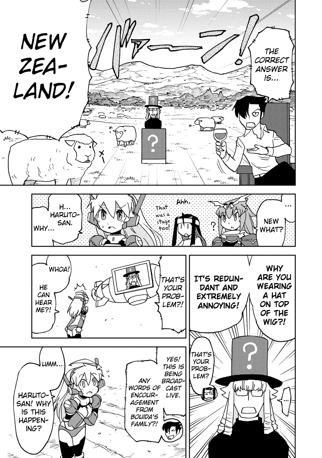 Choukadou Girl 1/6 Chapter 30 page 4 - Chapter 30: The Greatest Ever!! Do You Wanna Go To New Zealand?!