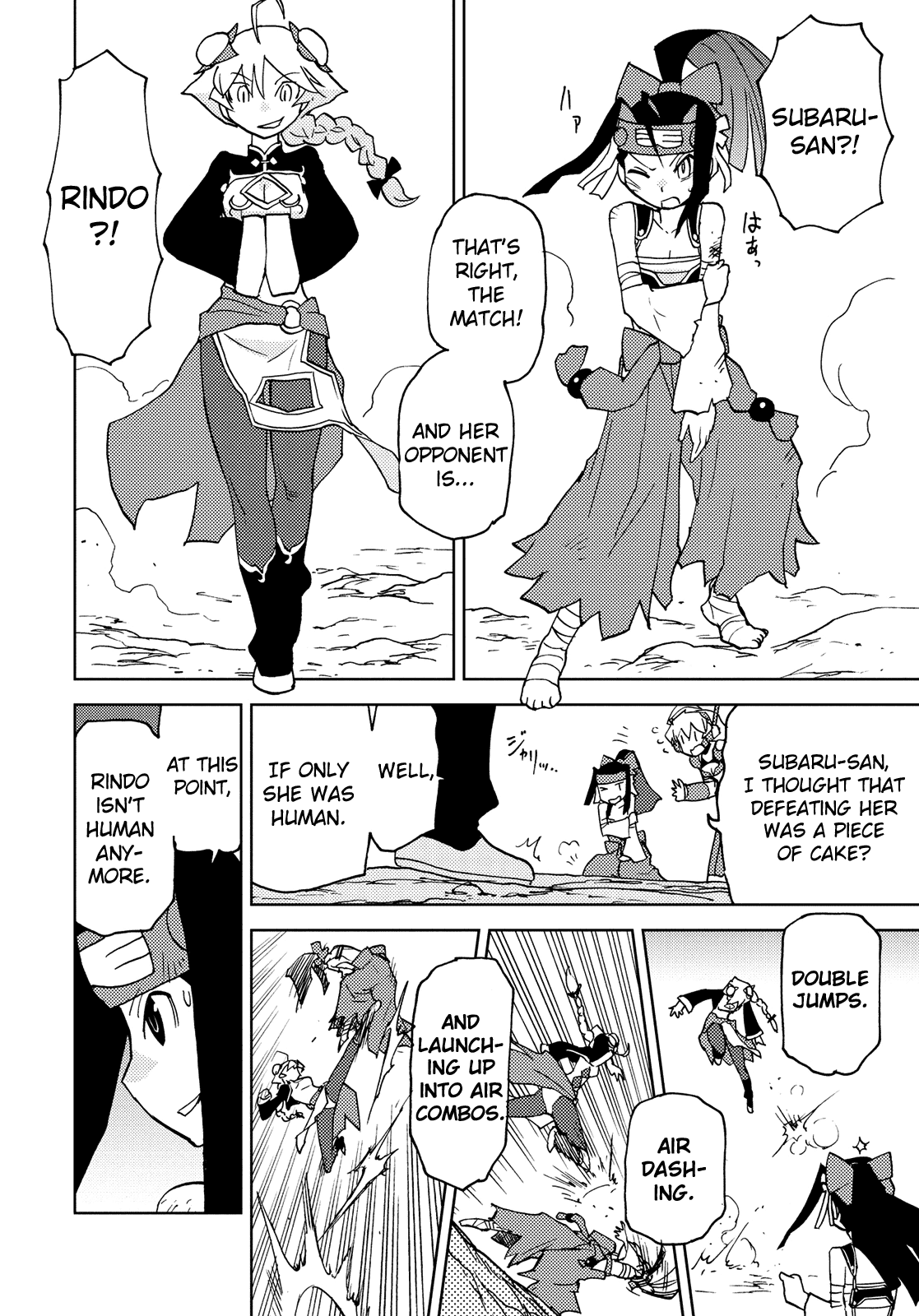 Choukadou Girl 1/6 Chapter 34 page 10 - Chapter 34: Enlighten Yourself!! Subaru vs. Super Rindo