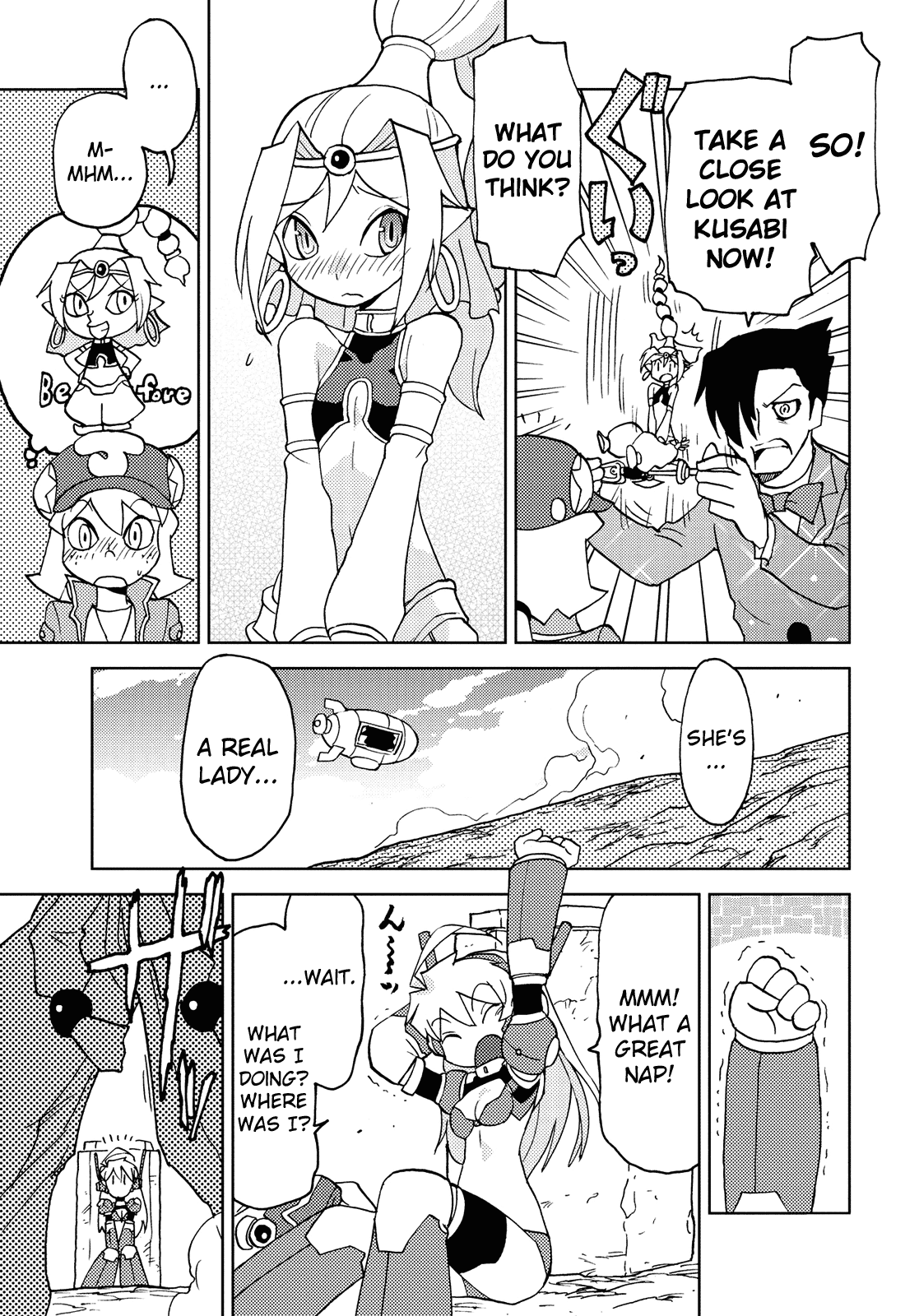 Choukadou Girl 1/6 Chapter 34 page 9 - Chapter 34: Enlighten Yourself!! Subaru vs. Super Rindo