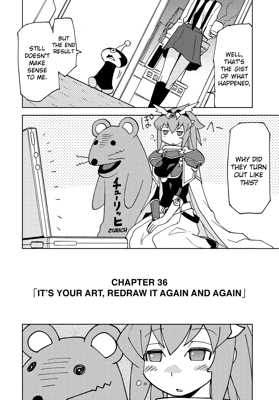 Choukadou Girl 1/6 Chapter 36 page 2 - Chapter 36: It's Your Art, Redraw It Again and Again