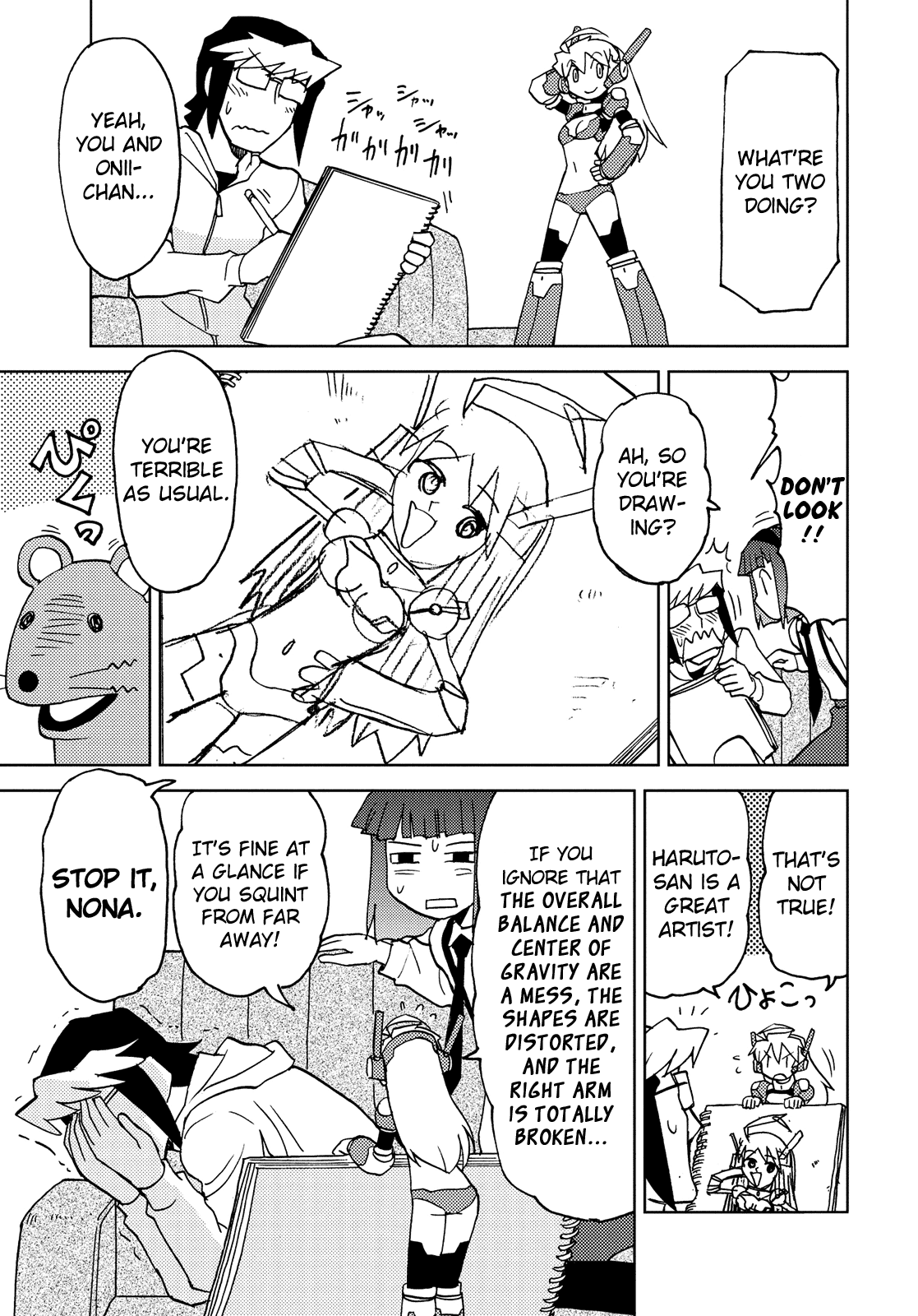 Choukadou Girl 1/6 Chapter 36 page 5 - Chapter 36: It's Your Art, Redraw It Again and Again