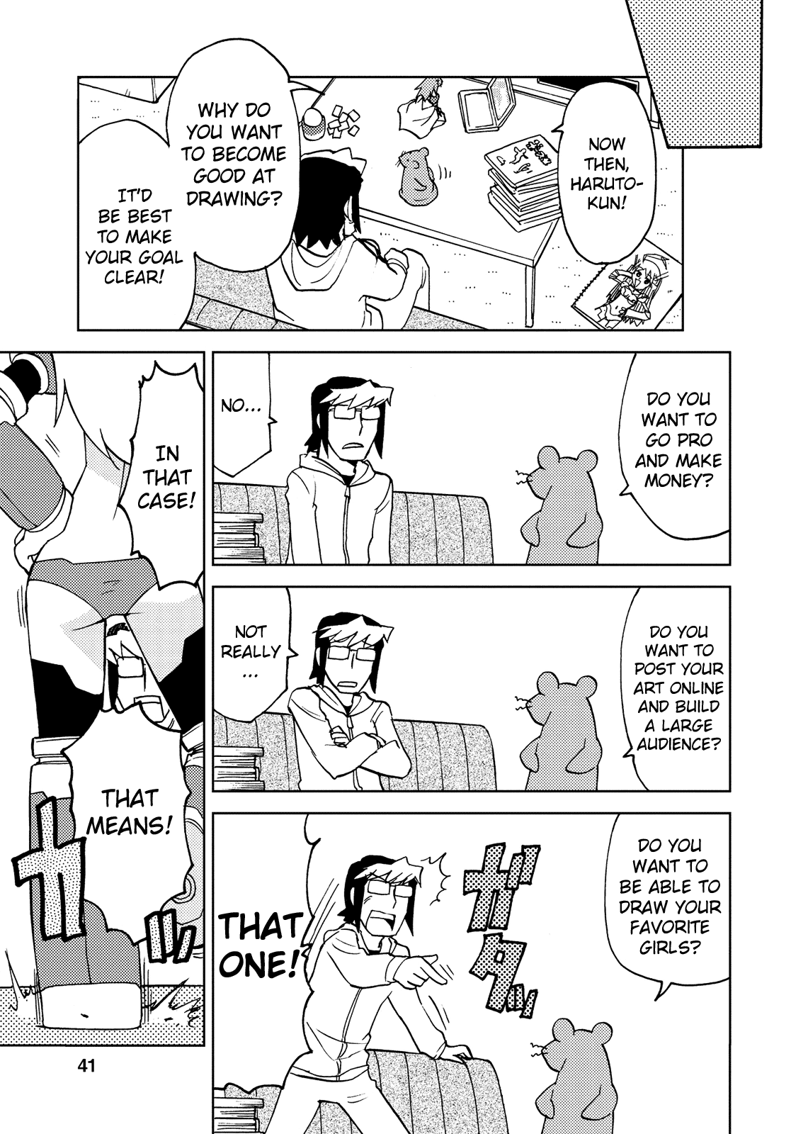 Choukadou Girl 1/6 Chapter 36 page 9 - Chapter 36: It's Your Art, Redraw It Again and Again