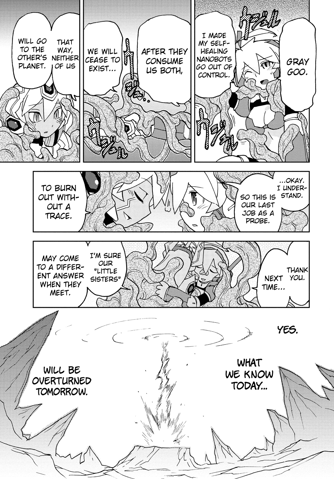 Choukadou Girl 1/6 Chapter 43 page 13 - Chapter 43: Song of the Planetary Probe
