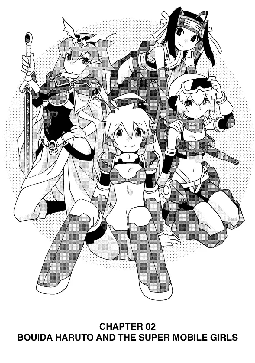 Choukadou Girls Chapter 2 page 2 - Chapter 2: Bouida Haruto and the Super Mobile Girls