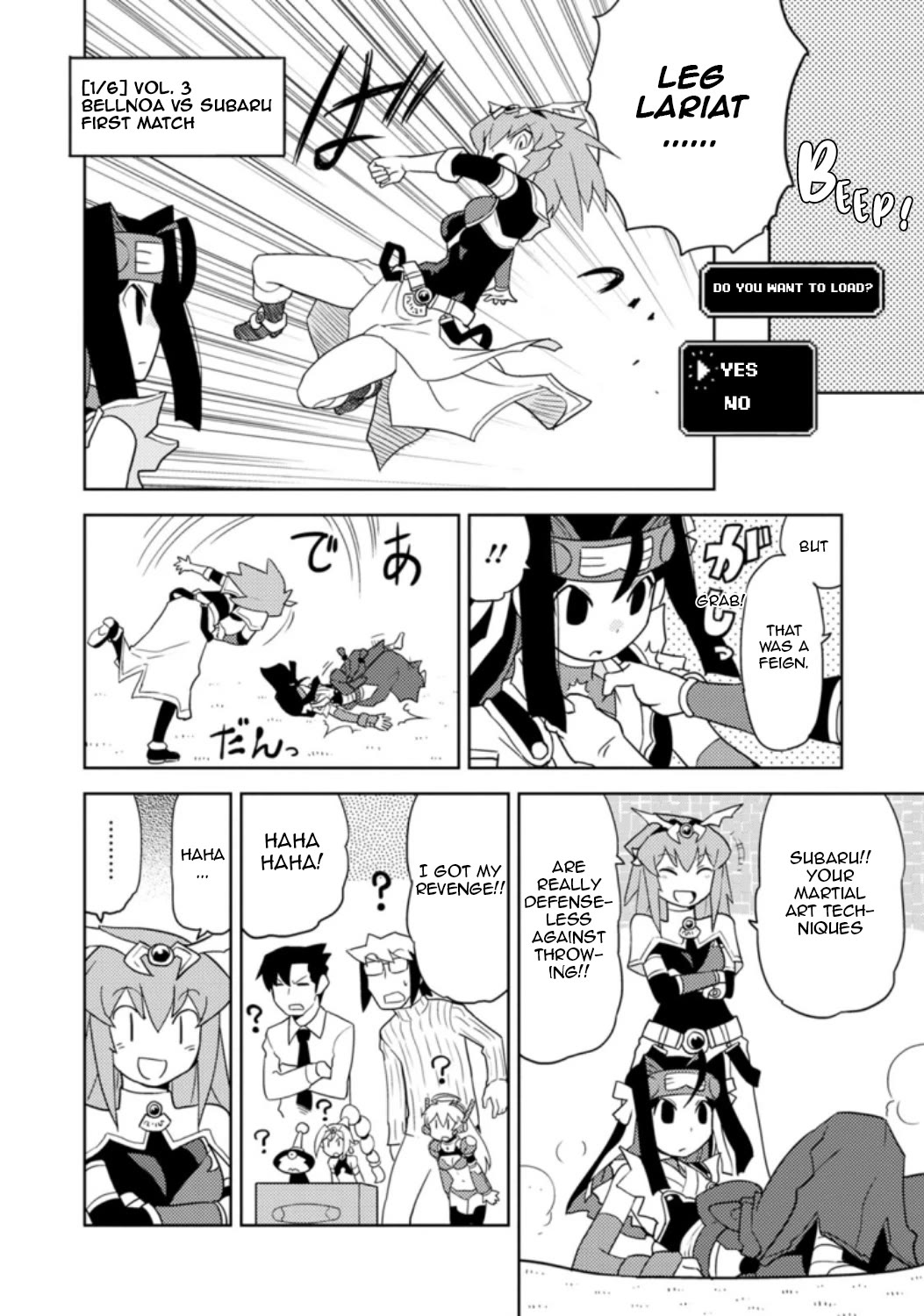 Choukadou Girls Chapter 32 page 10 - Chapter 32: Save & Load. Life is a Game