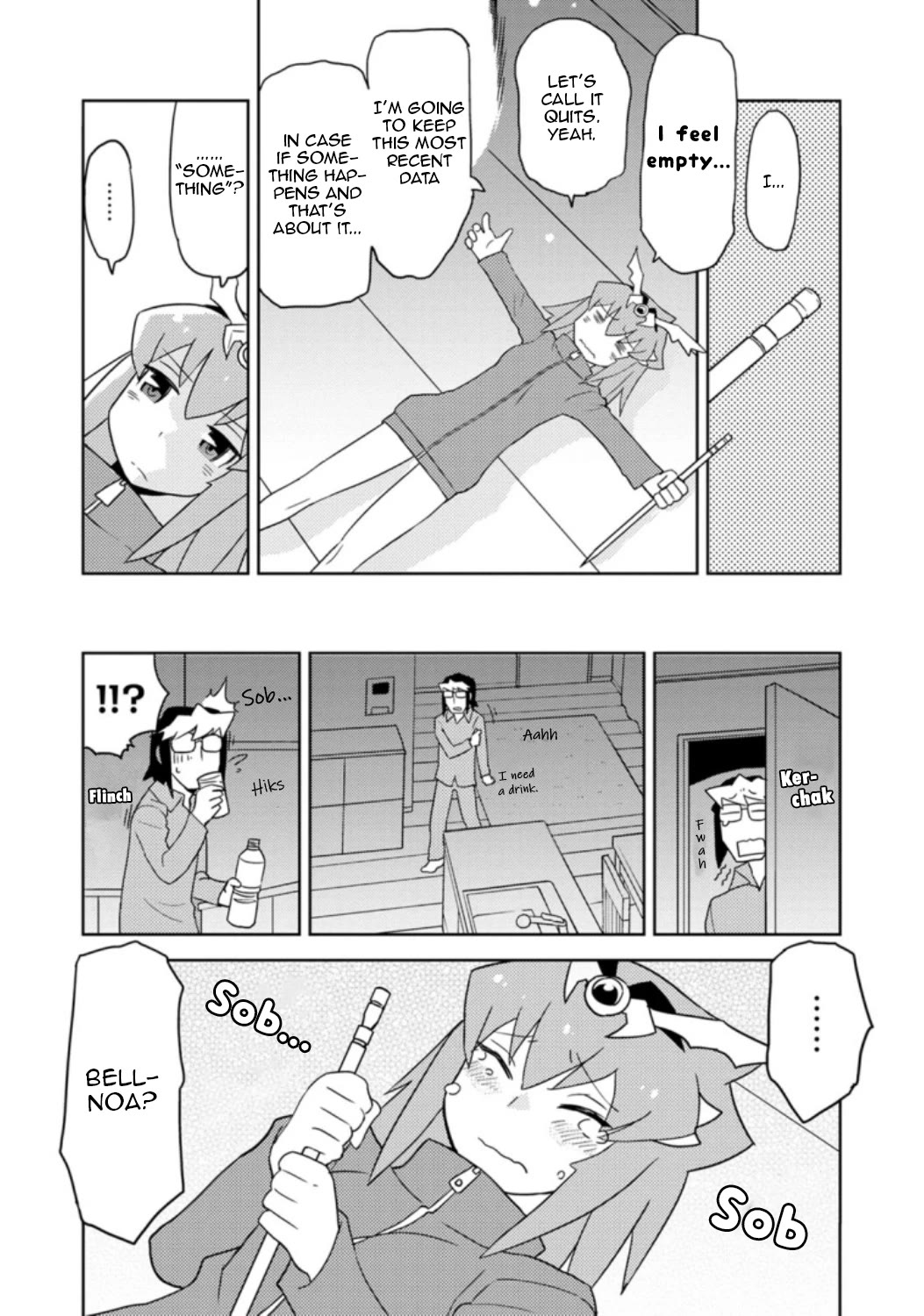 Choukadou Girls Chapter 32 page 11 - Chapter 32: Save & Load. Life is a Game