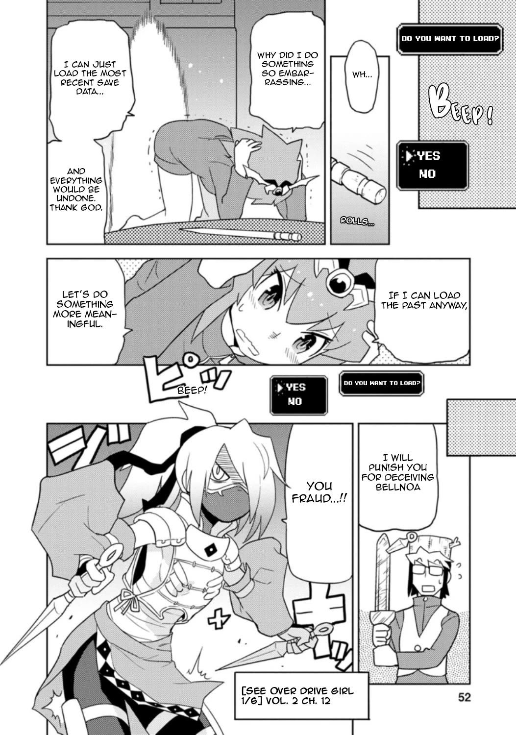 Choukadou Girls Chapter 32 page 8 - Chapter 32: Save & Load. Life is a Game