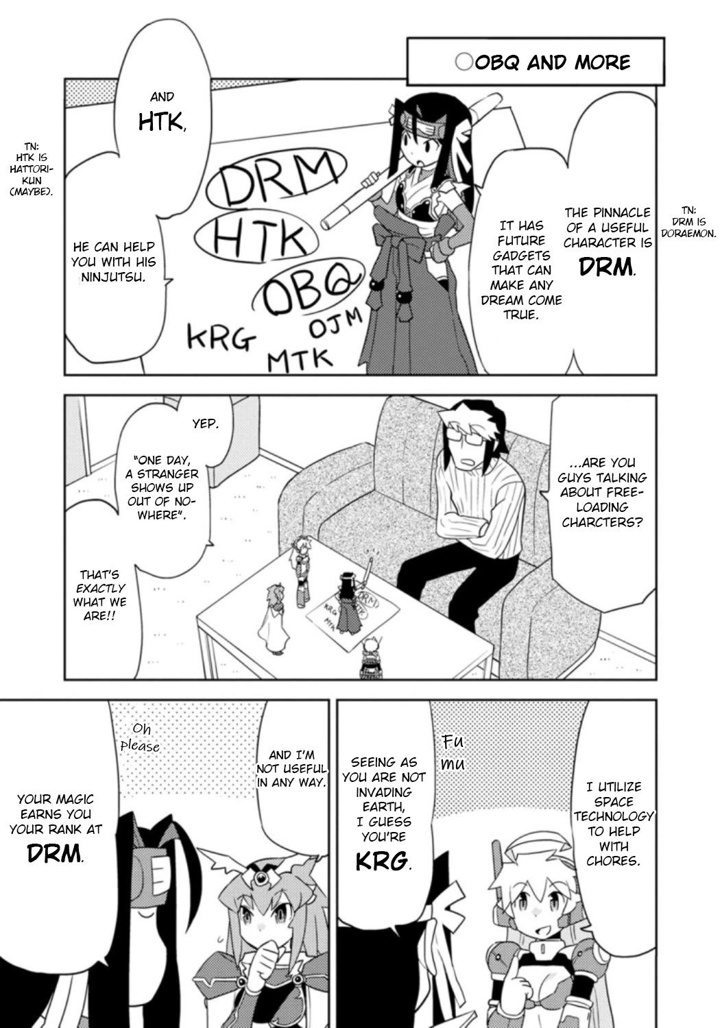 Choukadou Girls Chapter 33 page 3 - Chapter 33: QOL and OBQ