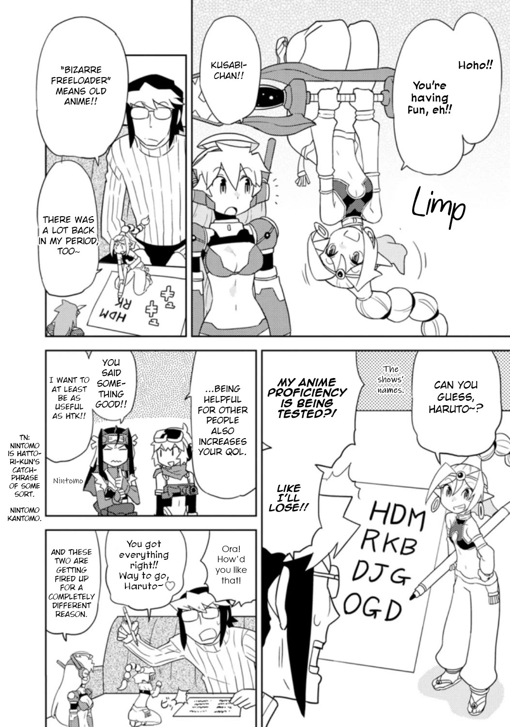 Choukadou Girls Chapter 33 page 4 - Chapter 33: QOL and OBQ