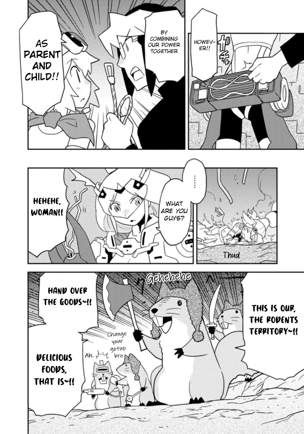 Choukadou Girls Chapter 37 page 8 - Chapter 37: Kusabi and Ruu -Guardians of Paradise-