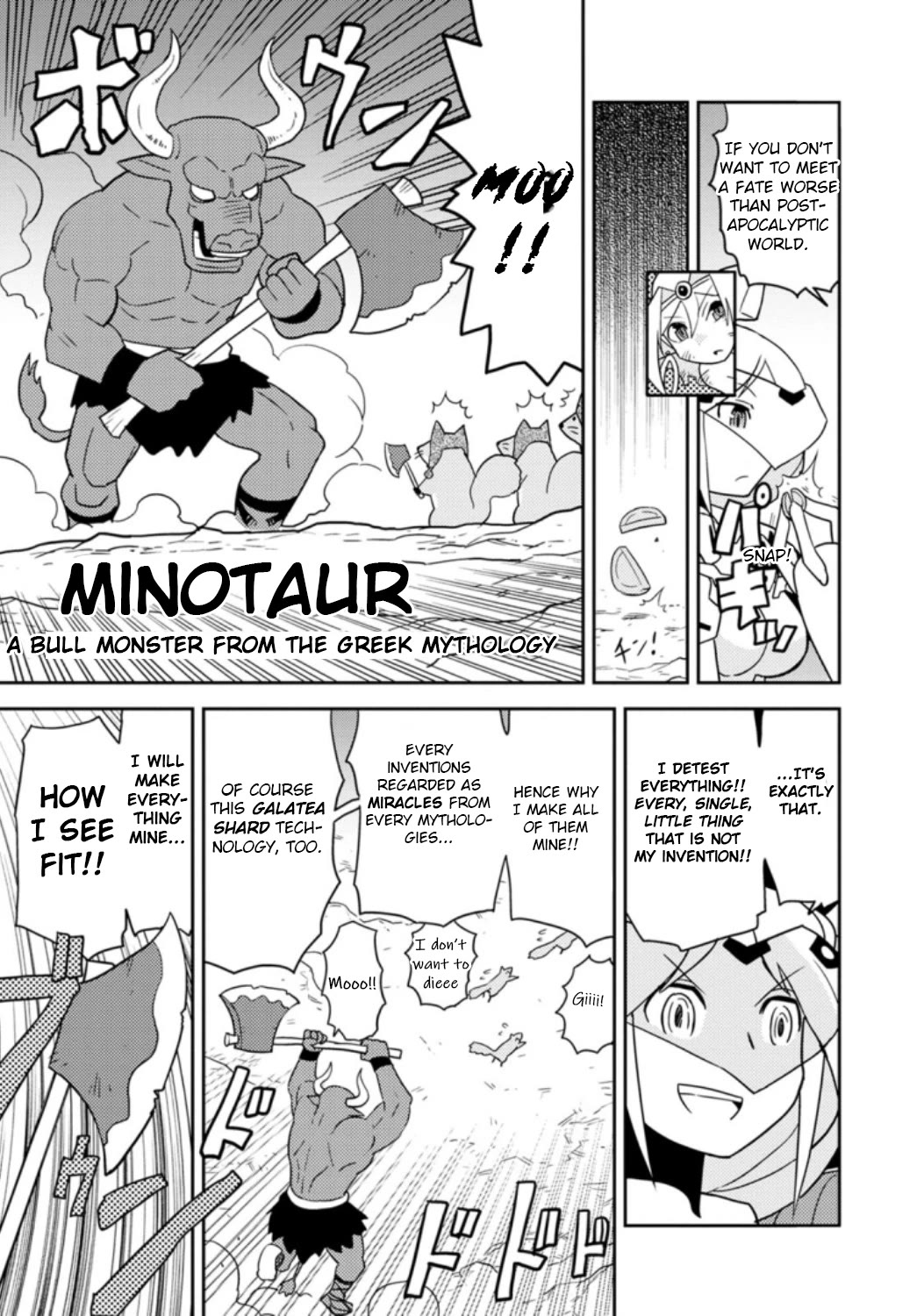 Choukadou Girls Chapter 37 page 9 - Chapter 37: Kusabi and Ruu -Guardians of Paradise-