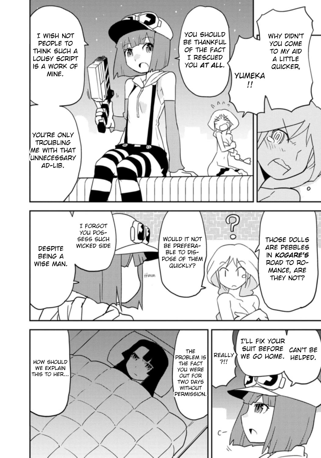 Choukadou Girls Chapter 38 page 6 - Chapter 38: Goodbye Paradise; Going Back Their Separate Ways