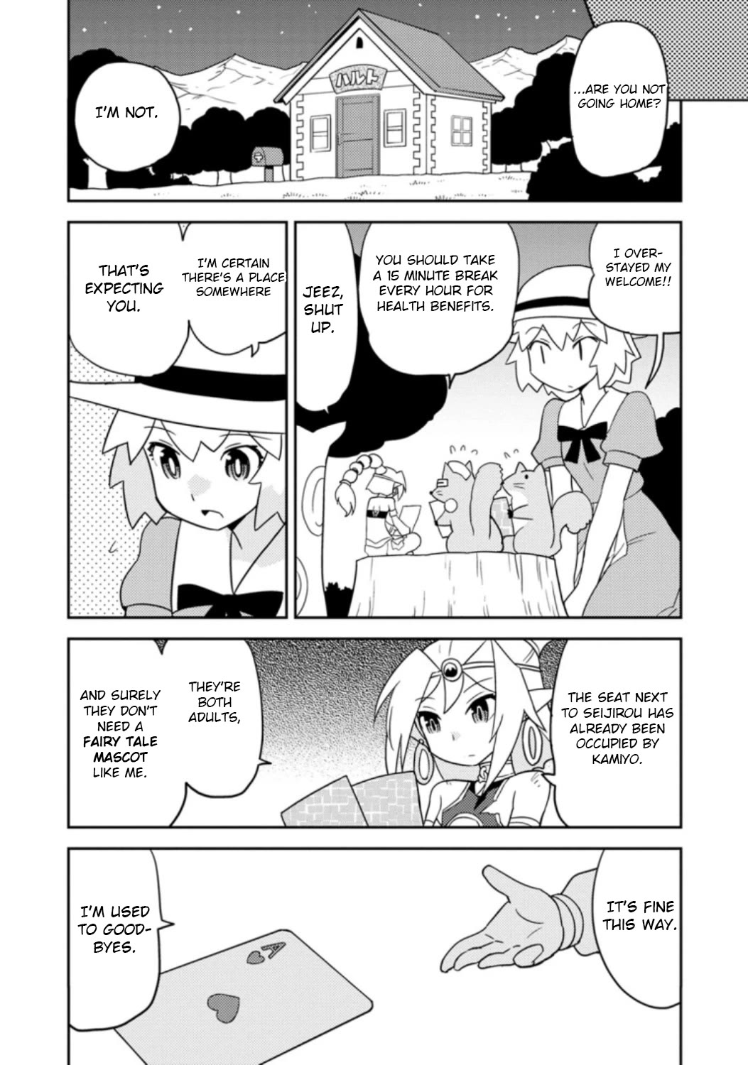 Choukadou Girls Chapter 38 page 8 - Chapter 38: Goodbye Paradise; Going Back Their Separate Ways