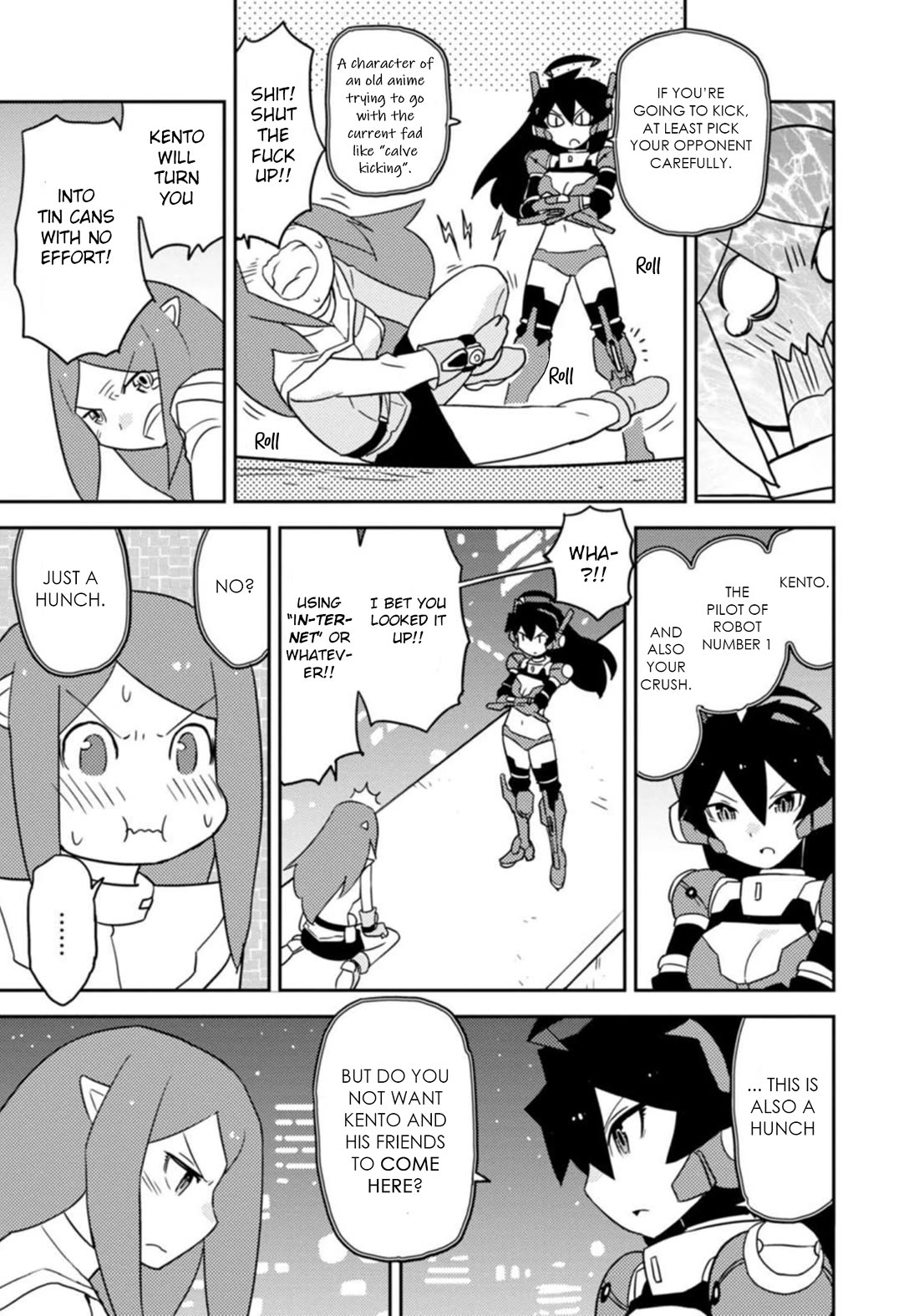 Choukadou Girls Chapter 44 page 7 - Chapter 44: Gohdaiger and the Five Comrades
