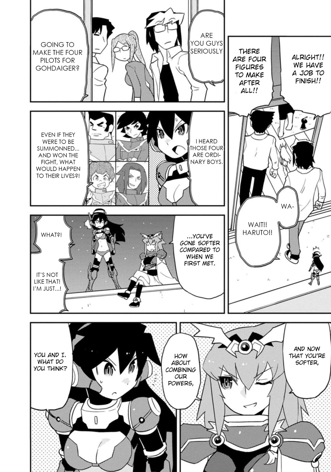 Choukadou Girls Chapter 45 page 4 - Chapter 45: Come Forth!! Gohdaiger