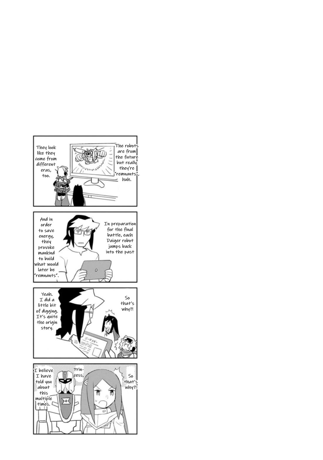 Choukadou Girls Chapter 46 page 13 - Chapter 46: Finishing Move!! Daiger Shine Flash