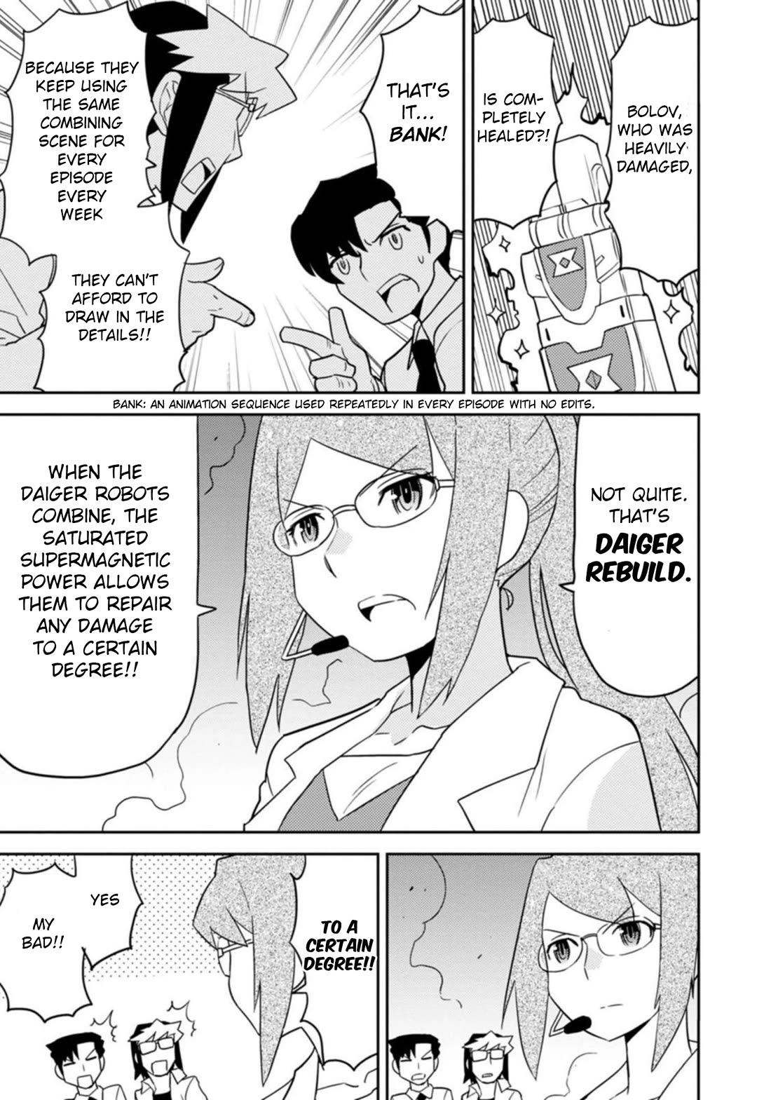 Choukadou Girls Chapter 46 page 3 - Chapter 46: Finishing Move!! Daiger Shine Flash
