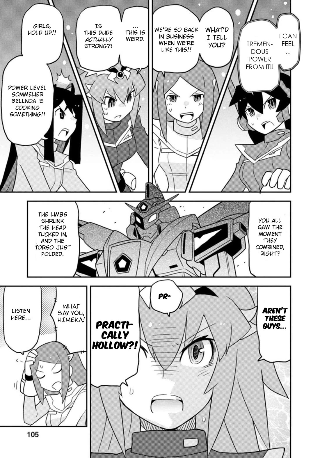 Choukadou Girls Chapter 46 page 5 - Chapter 46: Finishing Move!! Daiger Shine Flash