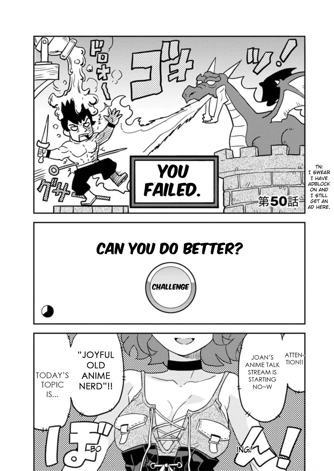 Choukadou Girls Chapter 50 page 1 - Chapter 50: Joyful Old Anime Nerd