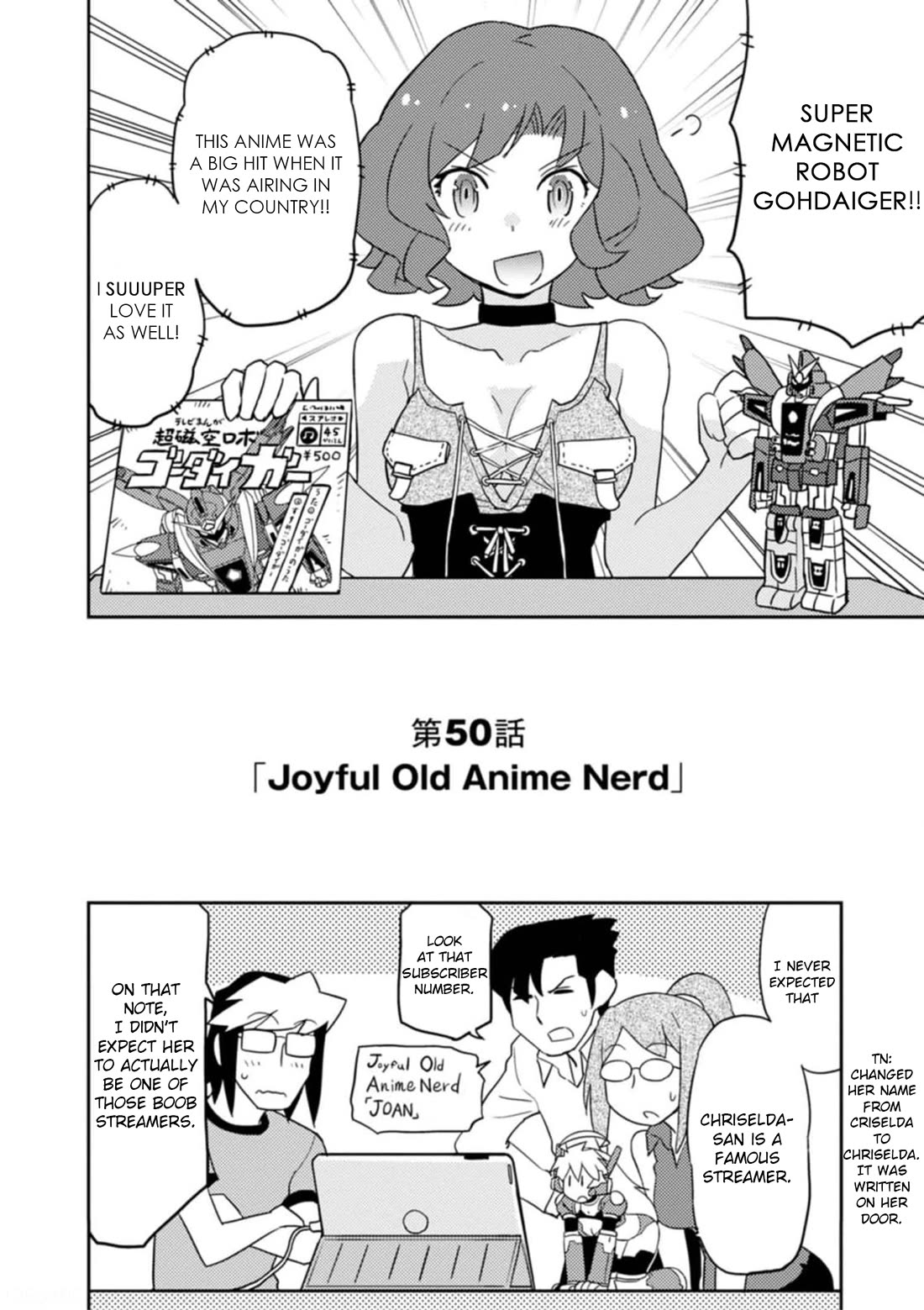 Choukadou Girls Chapter 50 page 2 - Chapter 50: Joyful Old Anime Nerd
