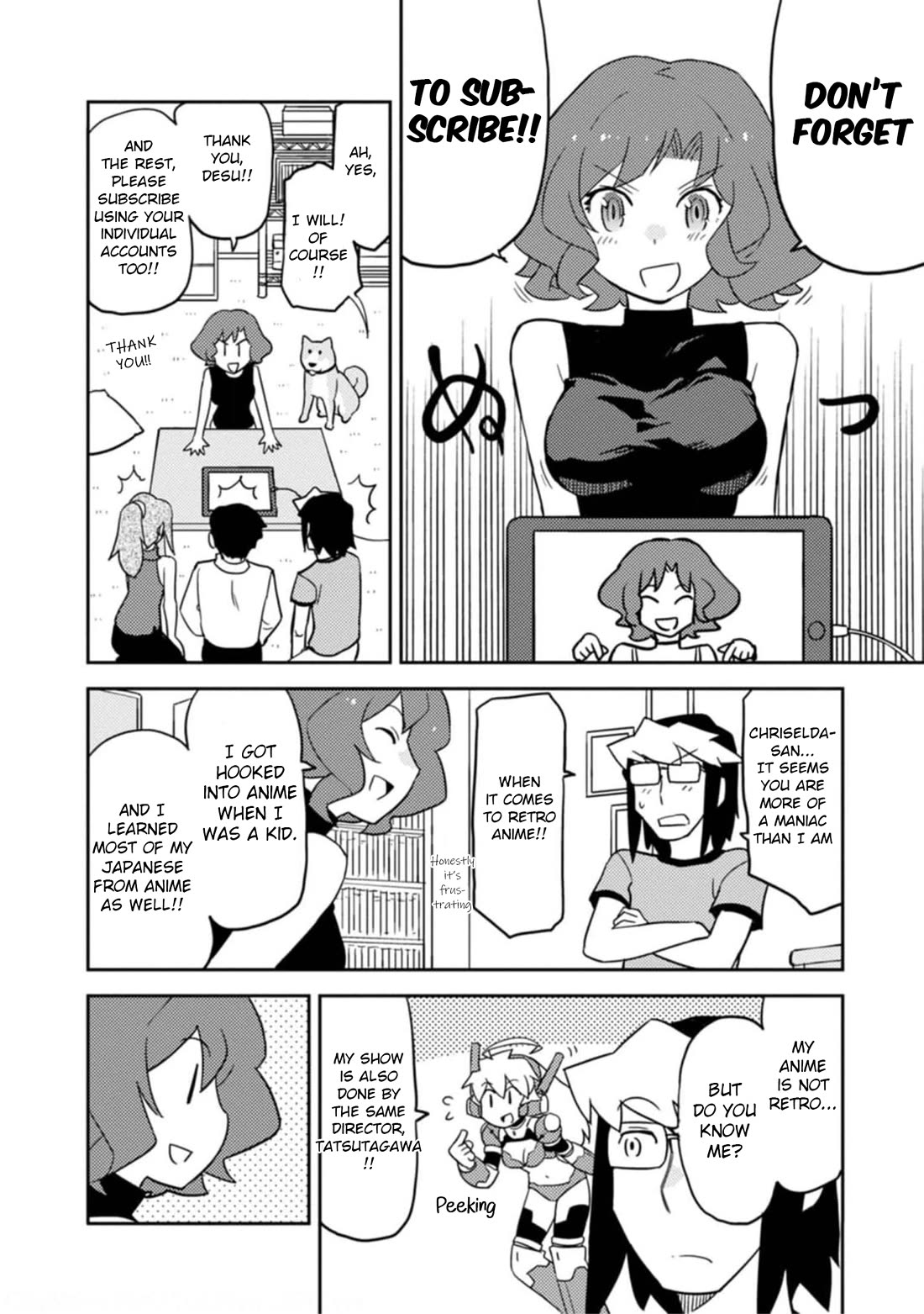 Choukadou Girls Chapter 50 page 4 - Chapter 50: Joyful Old Anime Nerd