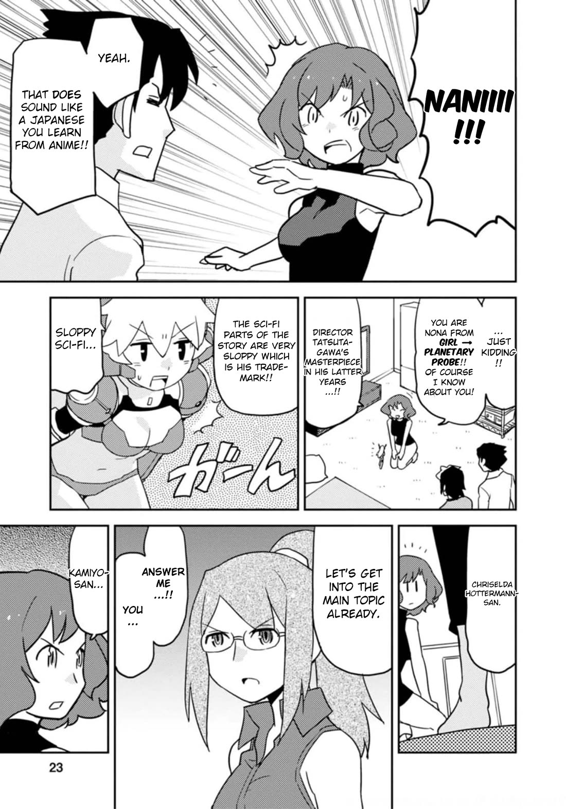 Choukadou Girls Chapter 50 page 5 - Chapter 50: Joyful Old Anime Nerd