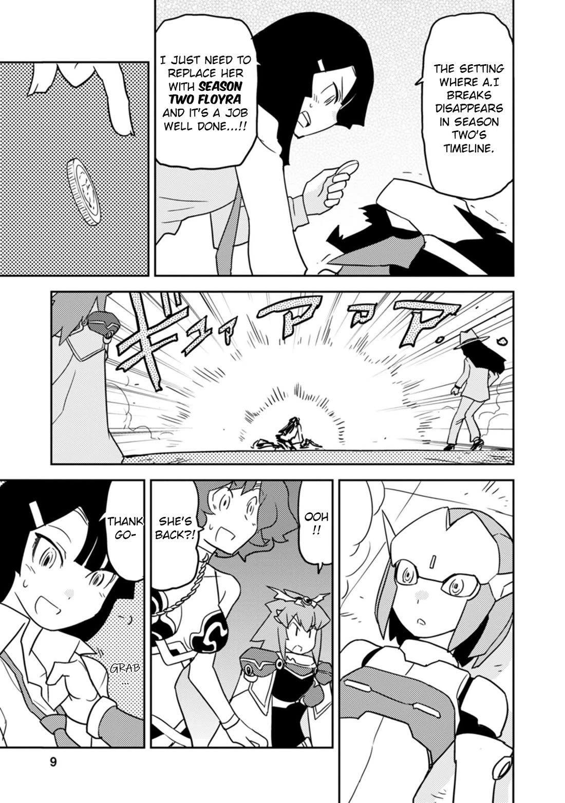 Choukadou Girls Chapter 59 page 10 - Chapter 59: The Planet Where AI Awakens
